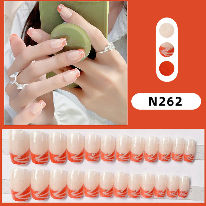 Künstlerisches Gradient Press-On Nagelset