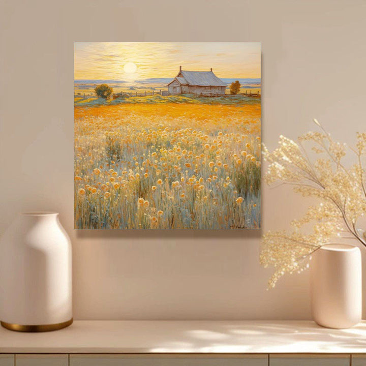 Szenisches Winterlandschaft Leinwandkunst