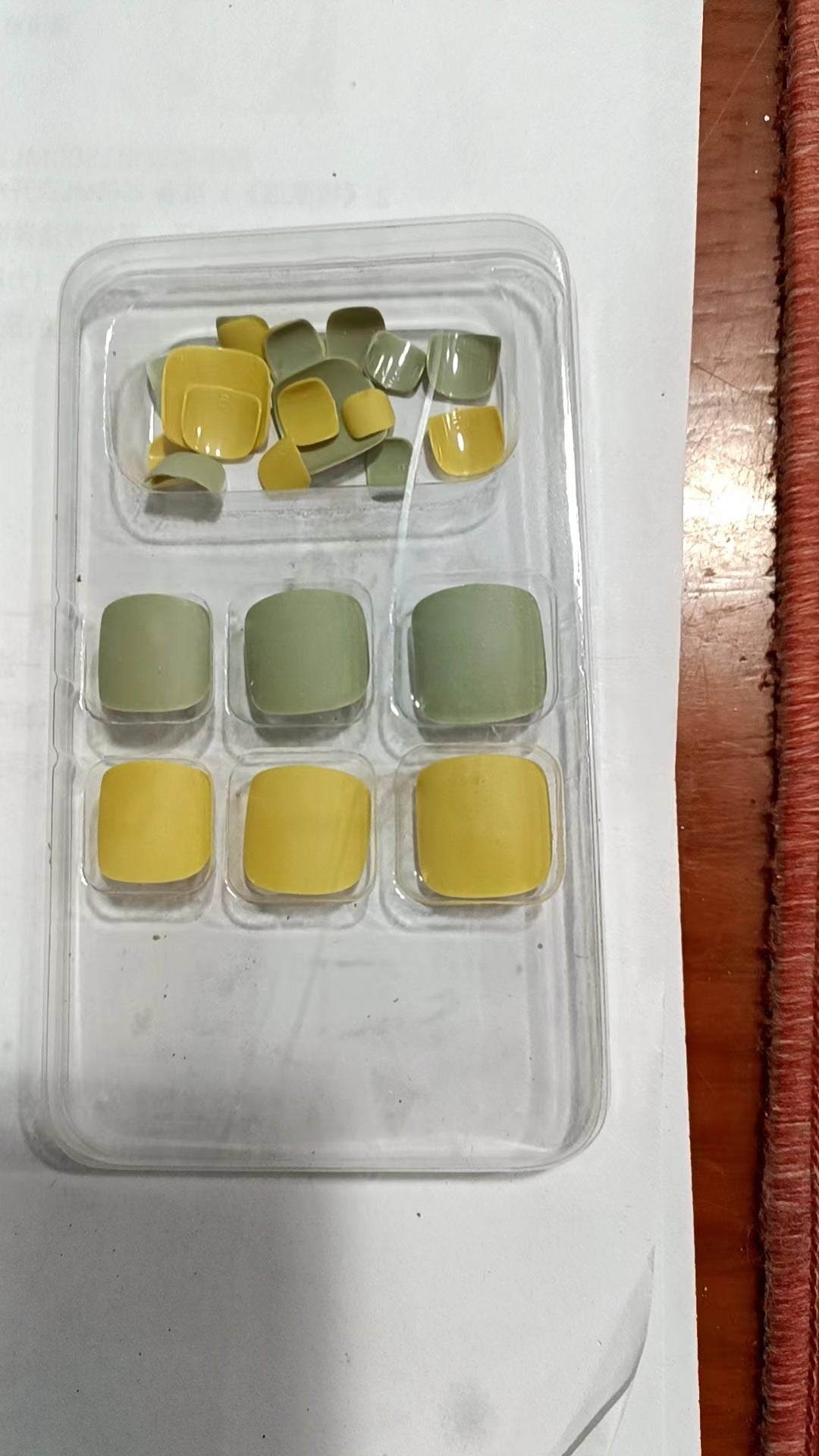 Matte Finish Press-On Nail Tips Set Karnz