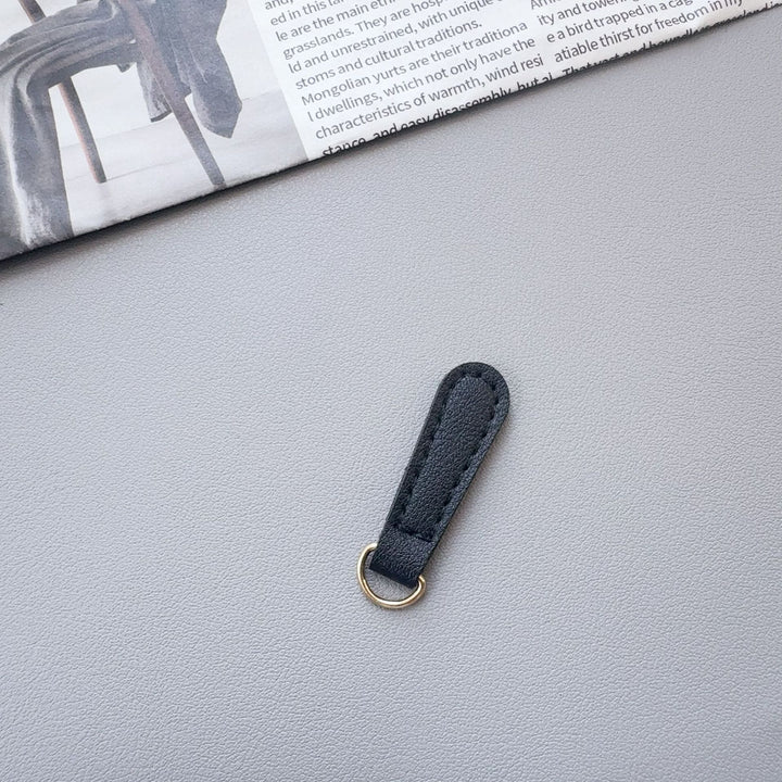 Stylische Leder Schlüsselanhänger Tab Karnz