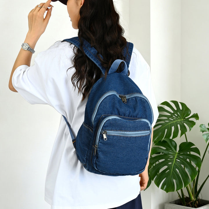 Lässiger Denim-Rucksack Karnz
