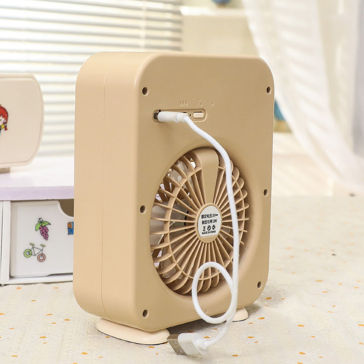 Damen Tragbarer USB Tischventilator mit verspieltem Design Karnz