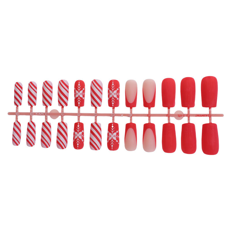 Festliches Holiday Press-On Nagelset Karnz 1788495649