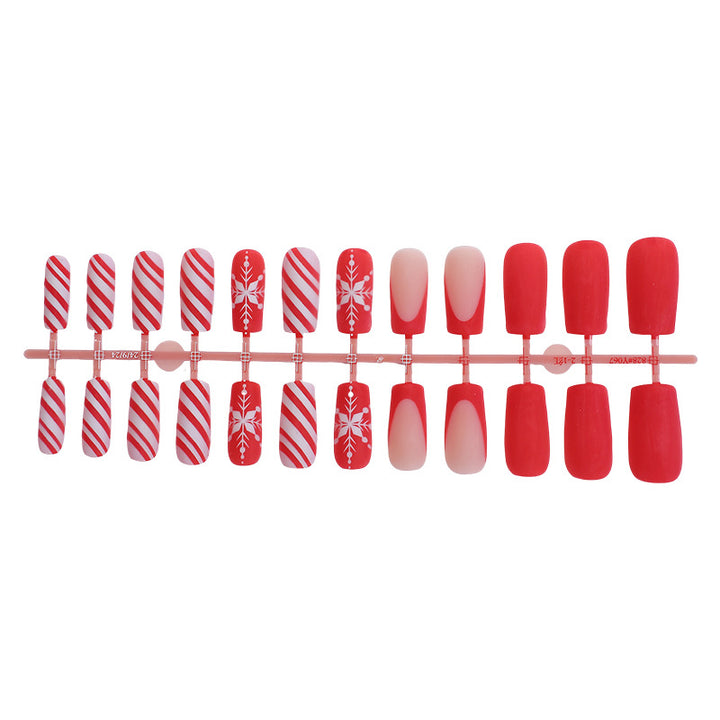 Festliches Holiday Press-On Nagelset Karnz 1788495649