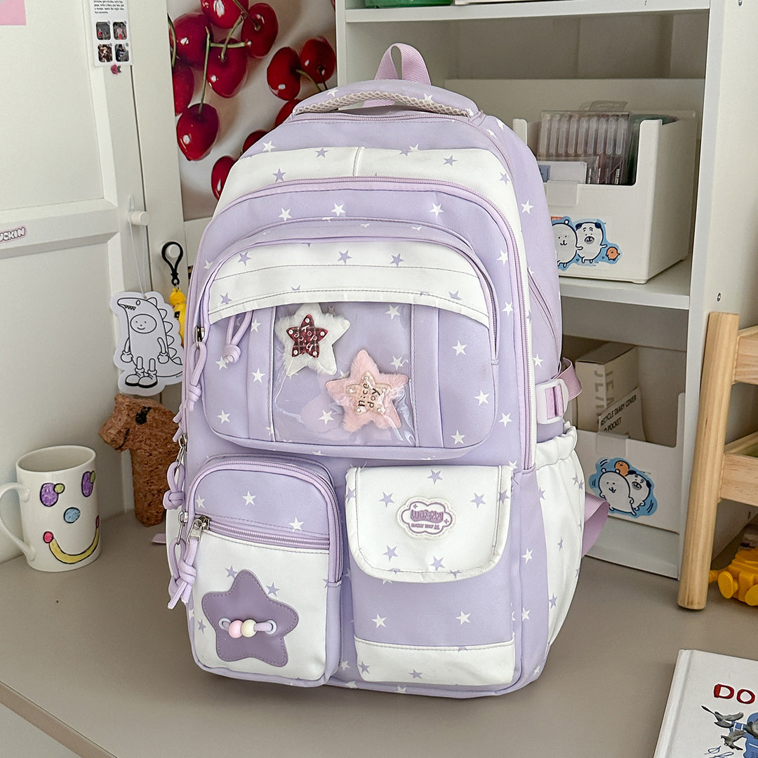 Verspielt Stern-Beschmückter Rucksack Karnz