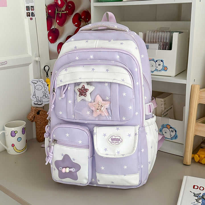 Verspielt Stern-Beschmückter Rucksack Karnz