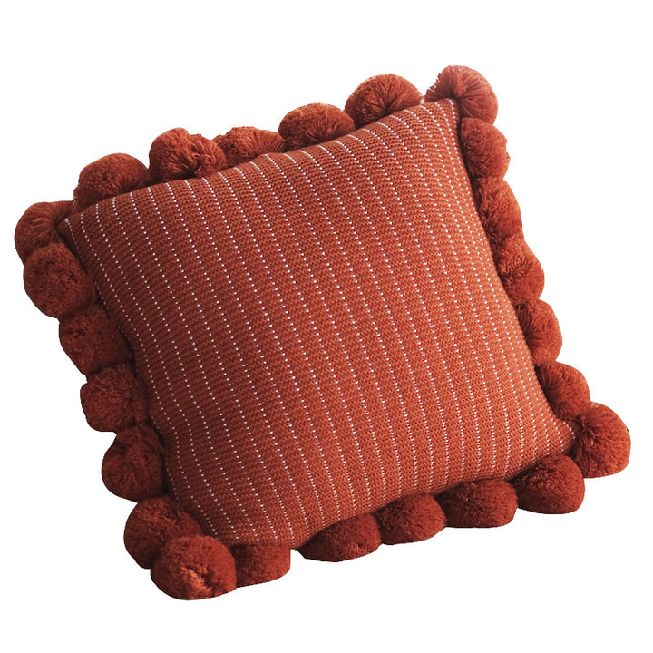 Dekoratives Pom-Pom Kissen