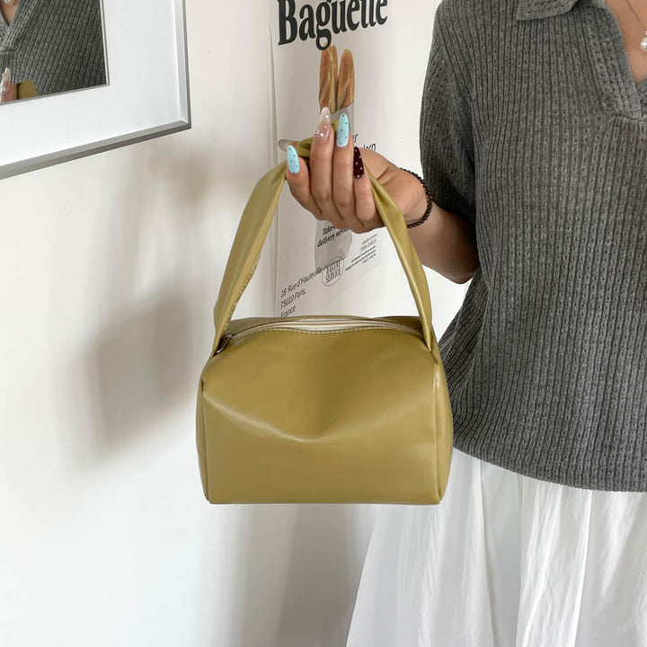 WoVintage-inspirierte strukturierte Handtasche Karnz