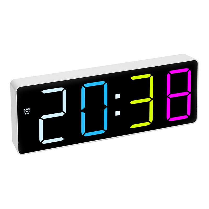 Digitale Wanduhr mit großem LED-Display Karnz