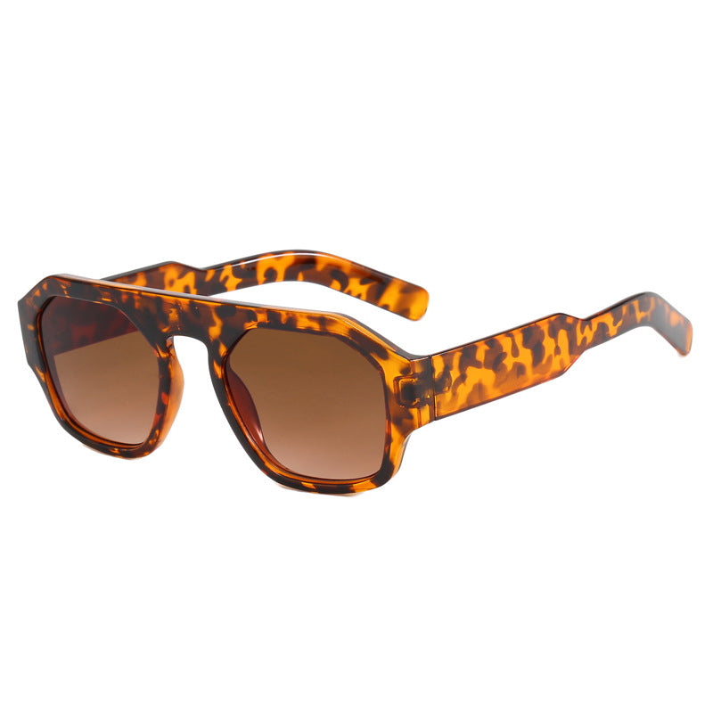 Damen modische geometrische Sonnenbrille Karnz