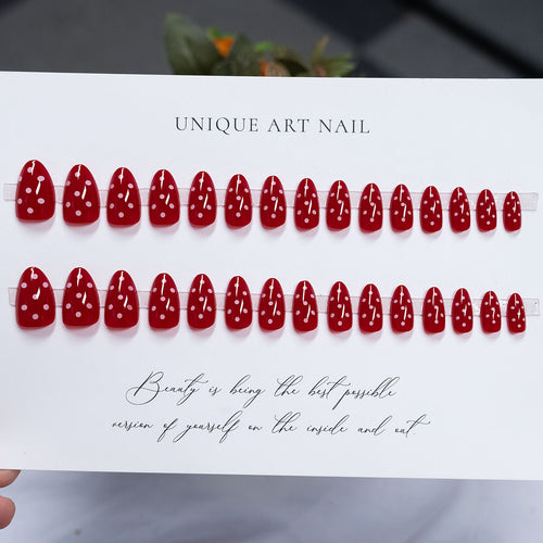 Künstlerisches Stiletto Press-On-Nagelset