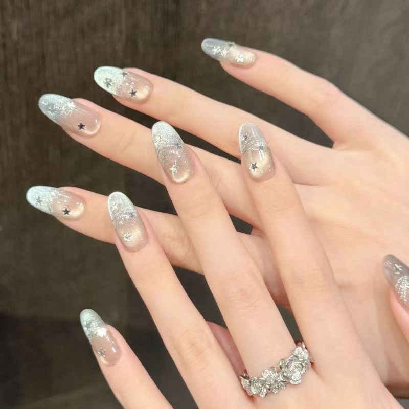 Premium Glitter Press-On Nail Tips Karnz