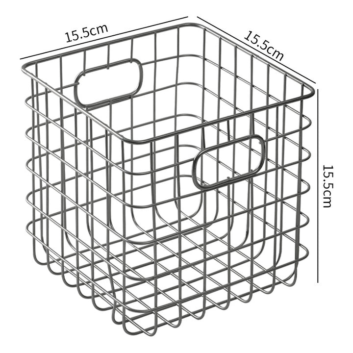 Unisex Drahtaufbewahrungskorb mit ergonomischen Griffen Karnz