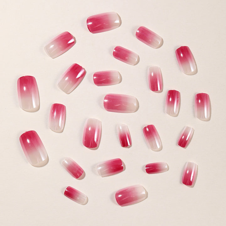 Ombre Glänzendes Press-On Nagel Set Karnz