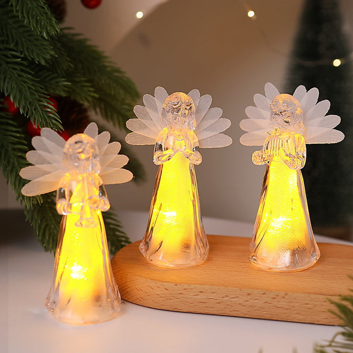 Dekorative LED Engel Figur Karnz