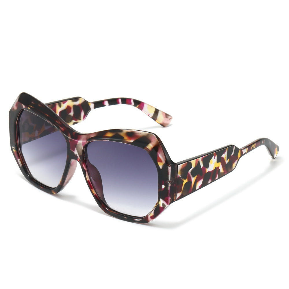 Statement Sechseckige Rahmen Sonnenbrille Karnz
