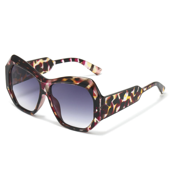 Statement Sechseckige Rahmen Sonnenbrille Karnz
