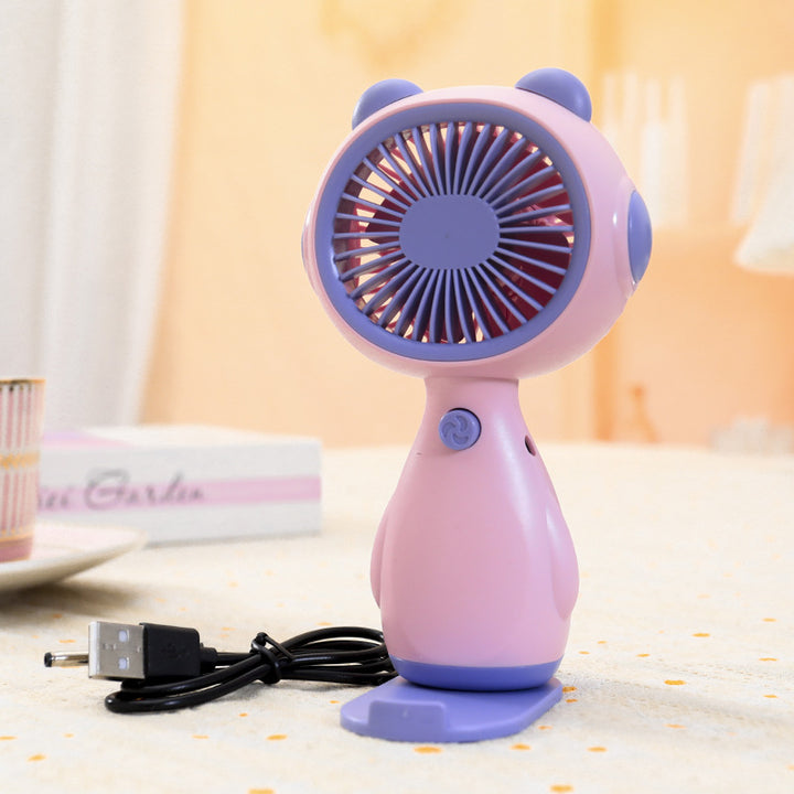 Damen Tragbarer Handventilator mit interaktivem Tierdesign Karnz
