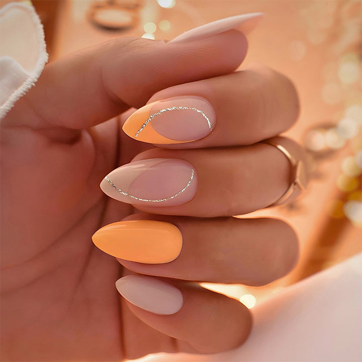 Professioneller Acryl Press-On Nagelset Karnz