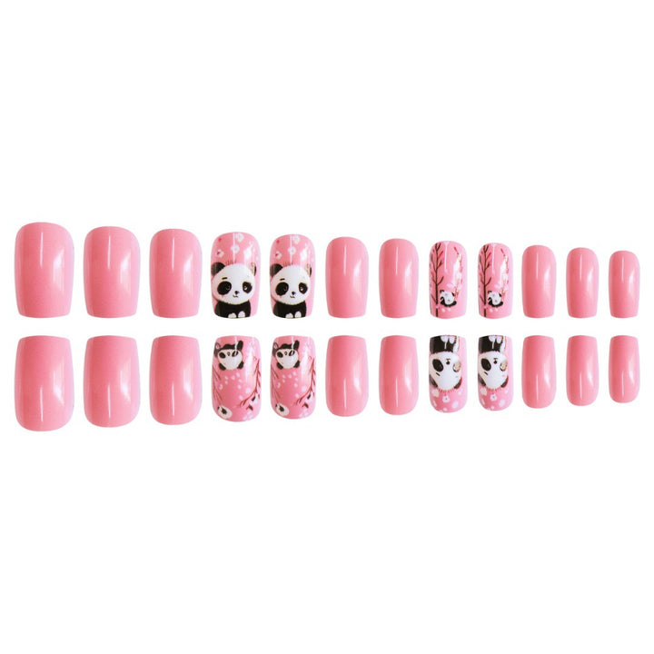 Thematic Panda Kunst Press-On Nagel Set Karnz