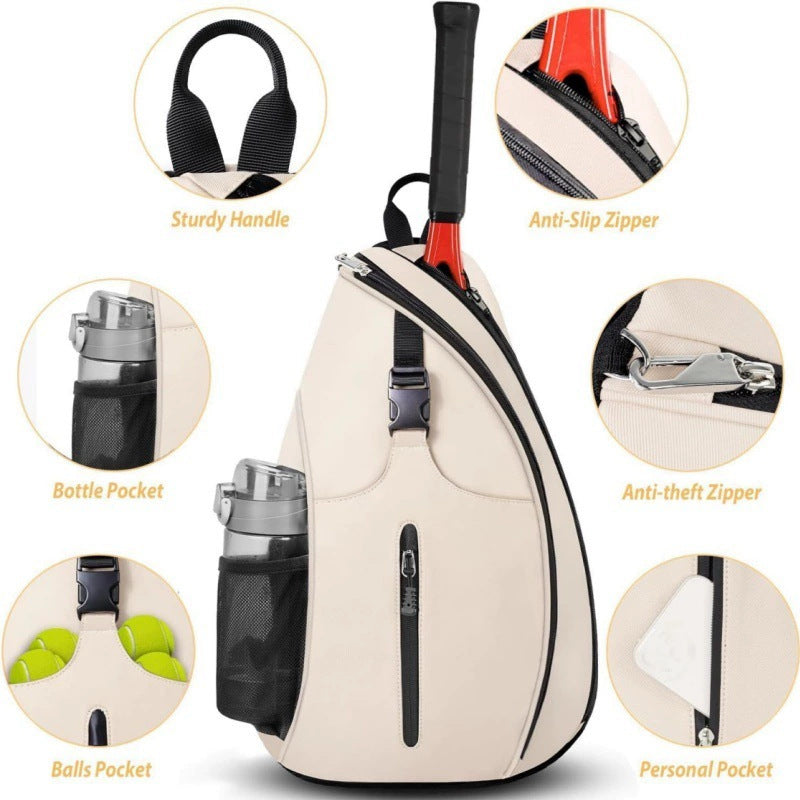 Ergonomischer Tennisracket Sling-Rucksack Karnz