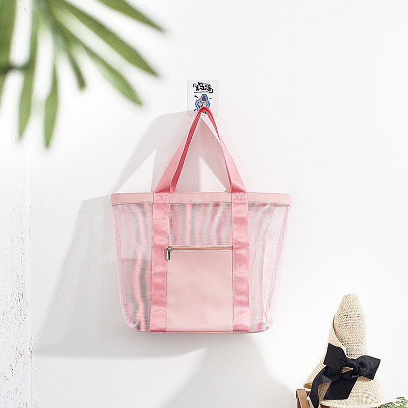 Vielseitige Mesh Strandtasche