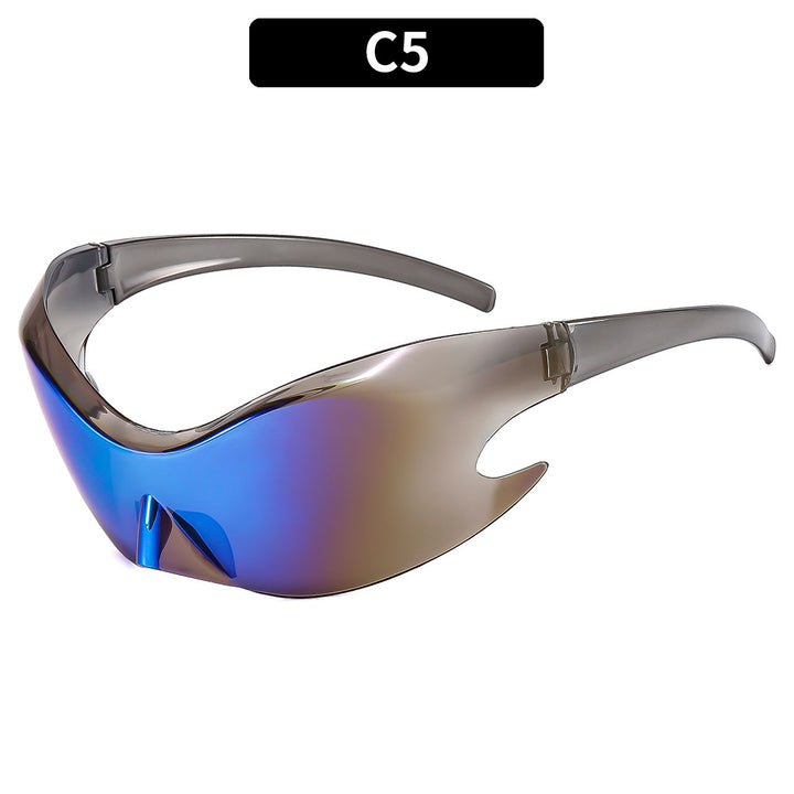 Futuristische Hochleistungs-Wrap-Sonnenbrille