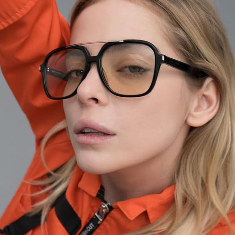 Damen quadratische Sonnenbrille mit schützendem UV-Filter und elegantem Rahmen Karnz