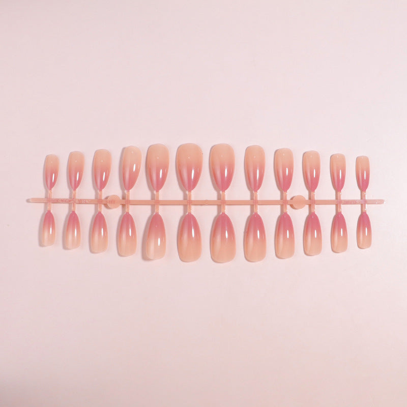Gradient Ombre Stiletto Press-On Nägel Karnz