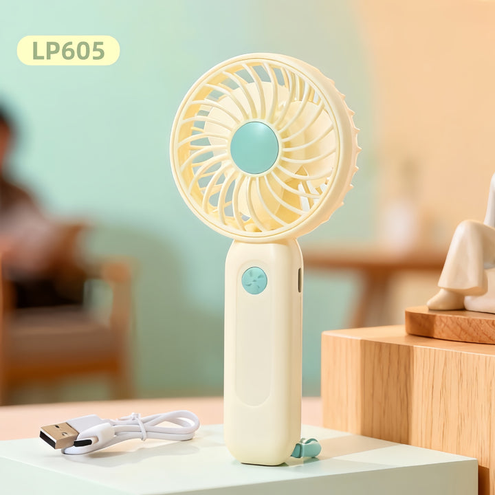 Damen Tragbarer USB Handventilator mit ergonomischer Grifftechnologie Karnz