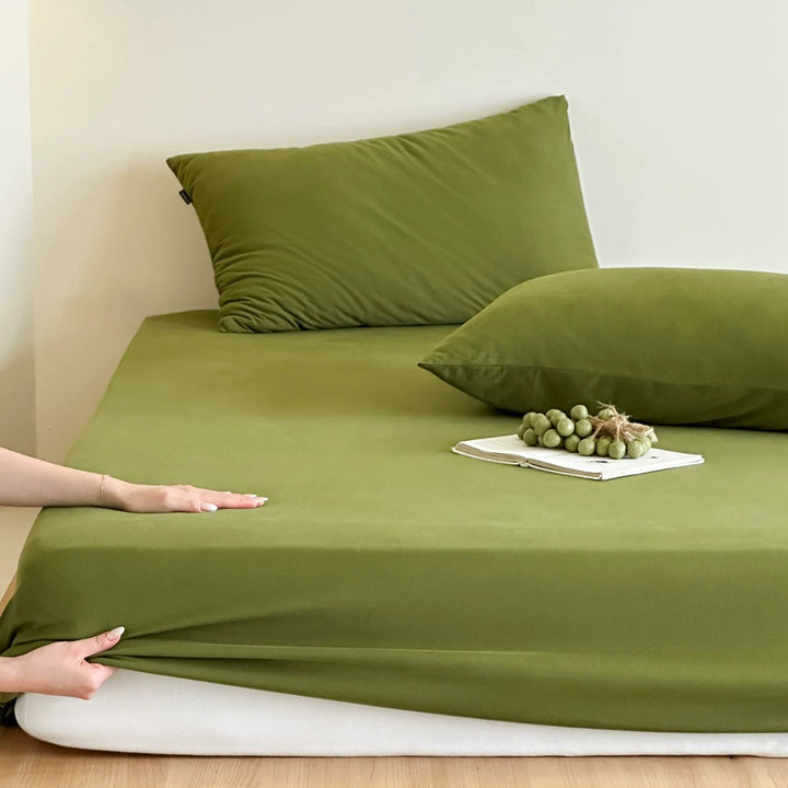 Deep-Pocket-Bambus-Mischgewebe-Stretch-Spannbettlaken