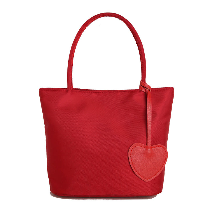 WoStylish Herz-geschmückte Alltags-Tote-Tasche Karnz