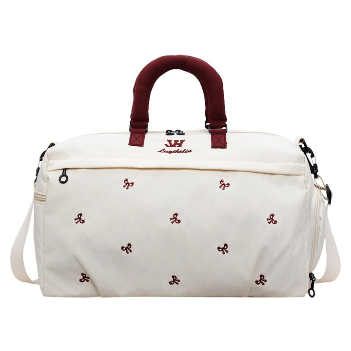 Stylische bestickte Reisetasche