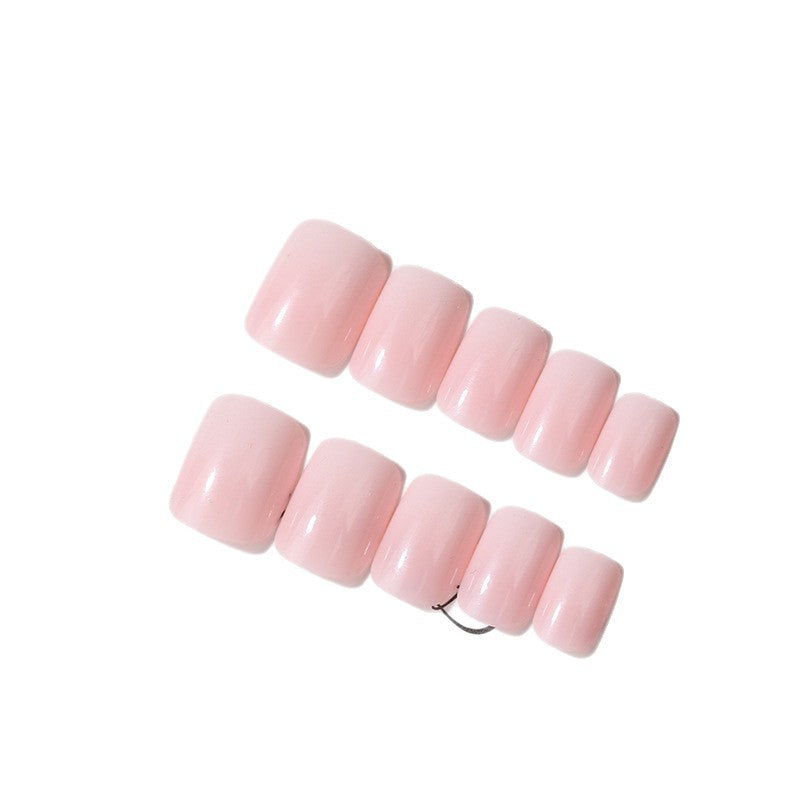 Ombre Französische Spitze Press-On Nägel Karnz