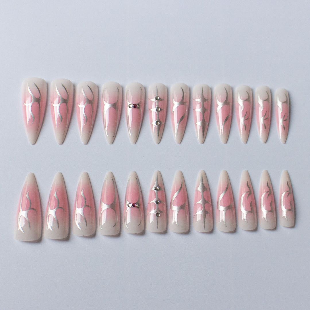 Künstlerisches Stiletto Nail Art Design Kit