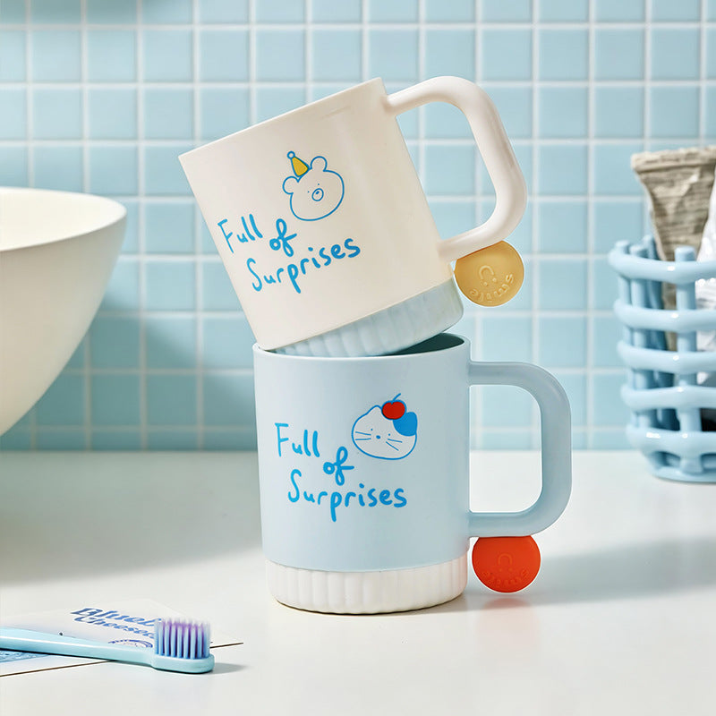 Lustige Keramiktasse mit Fröhlichem Charakterdesign Karnz