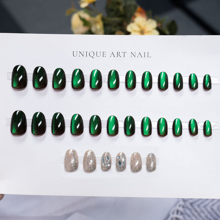 Hochglanz Press-On Nagelkunst