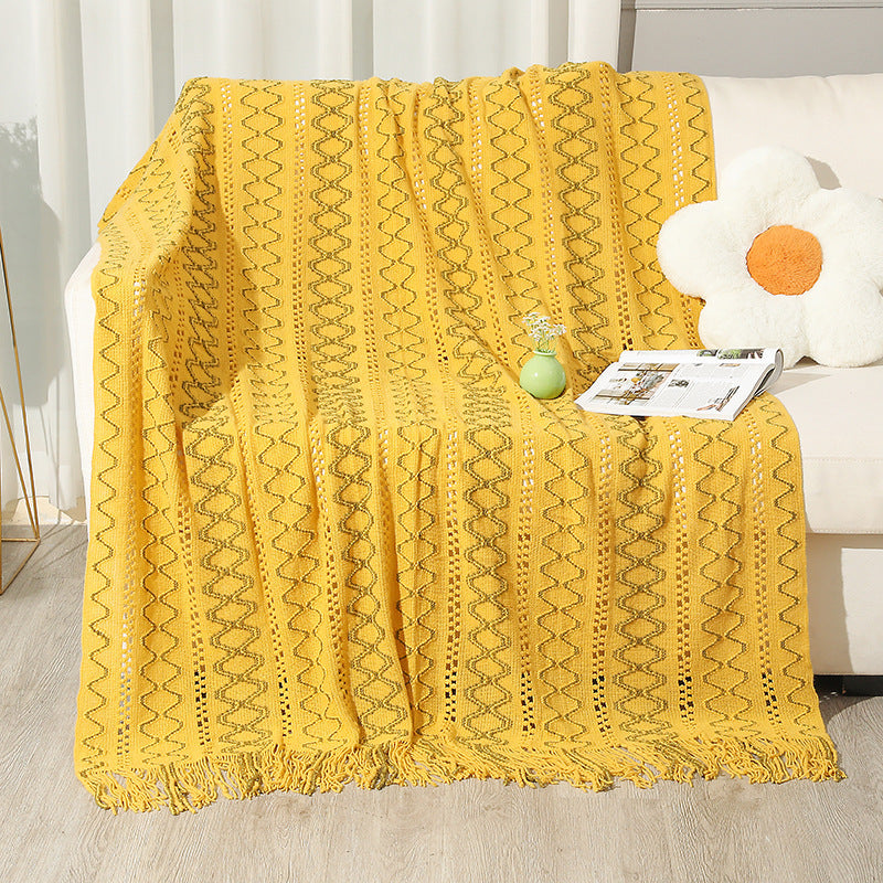 Gemütliche dekorative Wurfdecke