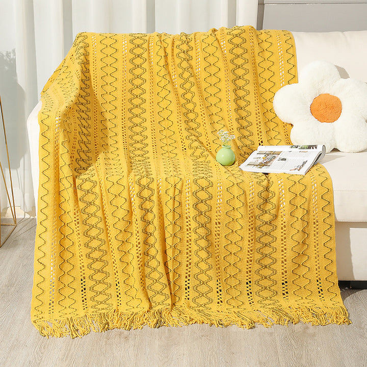 Gemütliche dekorative Wurfdecke