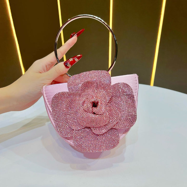 Florale Verziehrte Abend-Handtasche