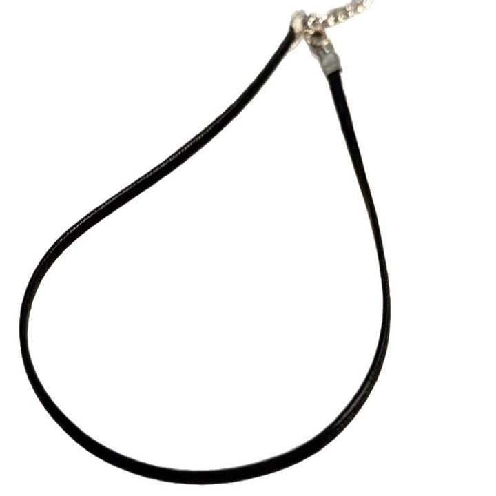 Verstellbare Leder Choker-Halskette Karnz