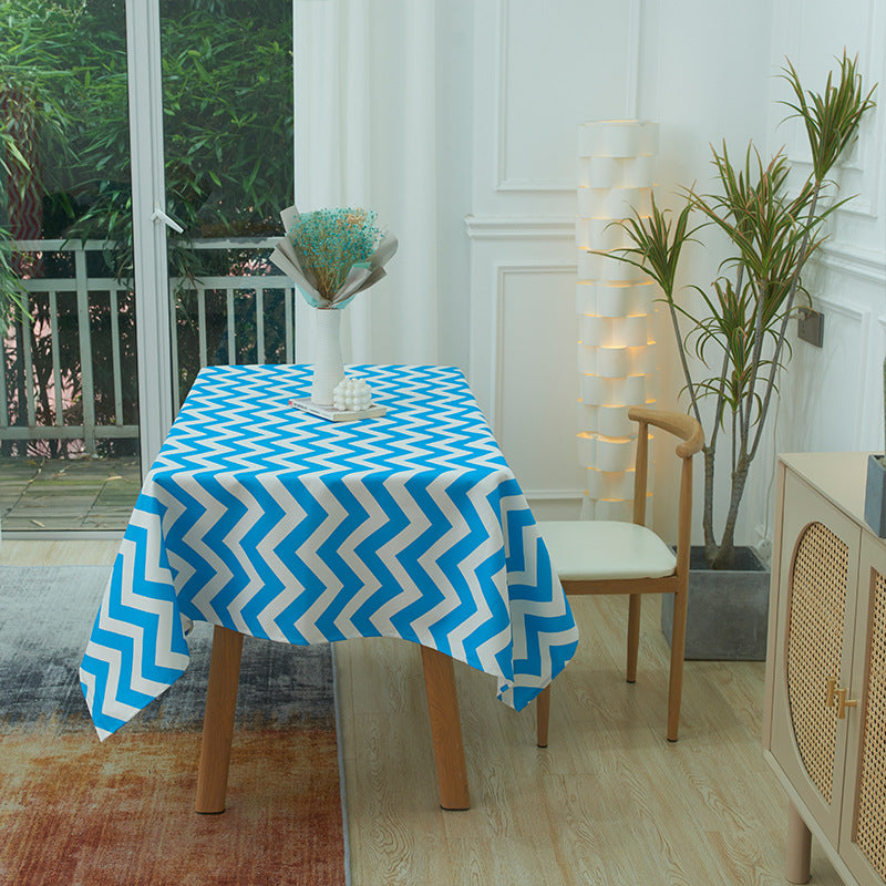 Moderne Chevron-Muster-Tischdecke
