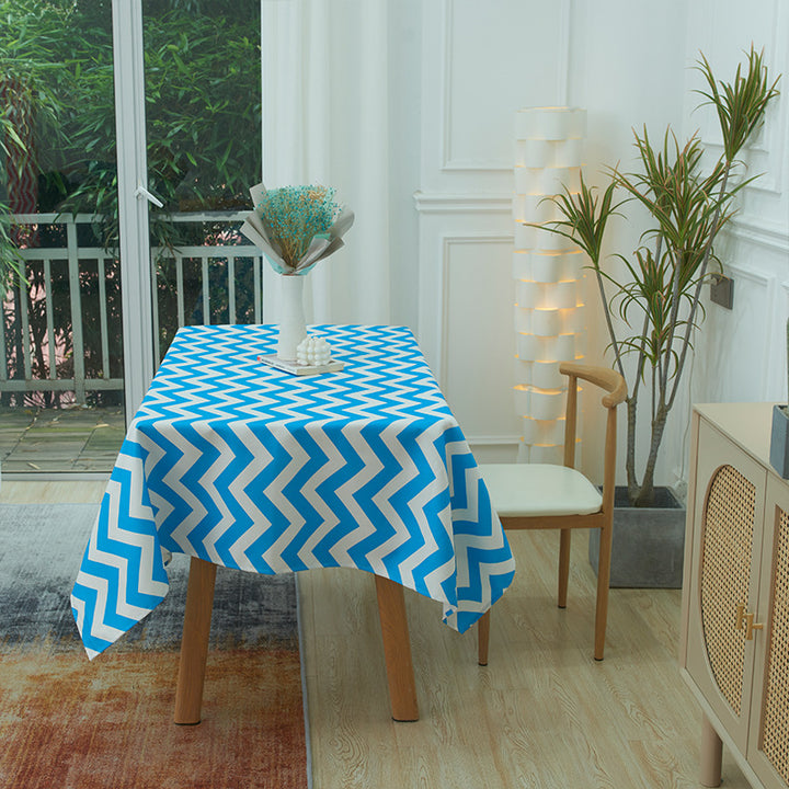 Moderne Chevron-Muster-Tischdecke