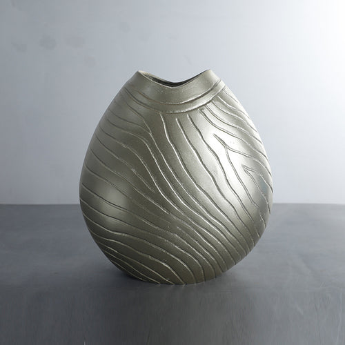 Dekorative Zeitgenössische Texturierte Vase