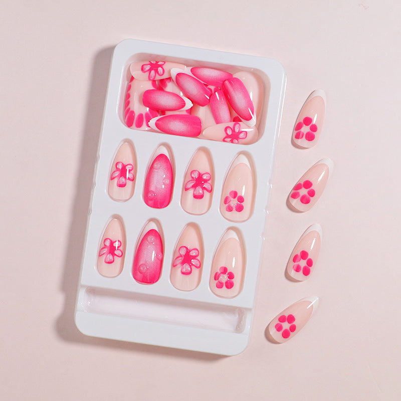 Premium Press-On Nail Set mit dekorativen Akzenten Karnz