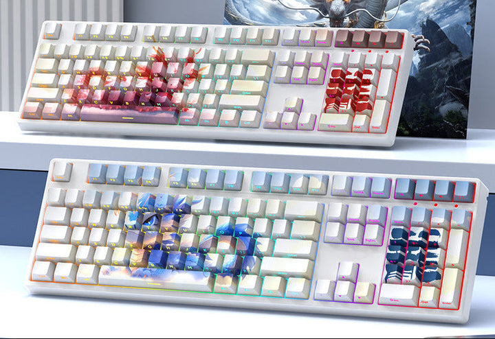 RGB hintergrundbeleuchtete mechanische Tastatur Karnz