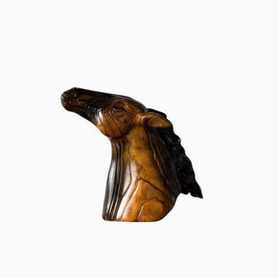 Künstlerische Pferdekopf Skulptur