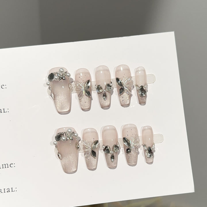 Dekoratives Press-On Nagelkunst Set