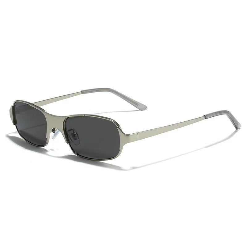 Damen moderne rechteckige Sonnenbrille mit UV-Schutz und komfortablem Gestell Karnz