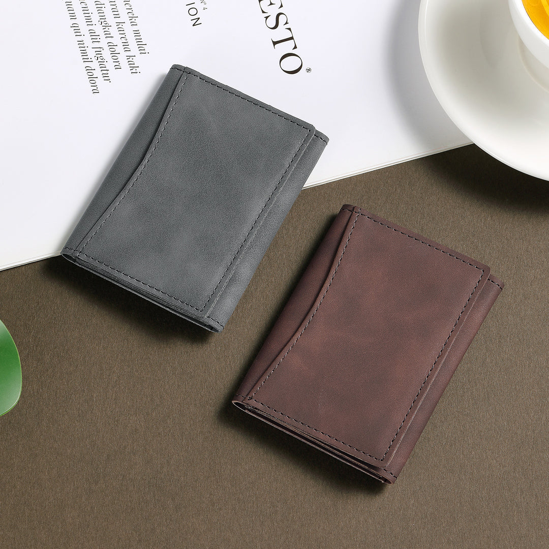Minimalistische Leder Geldbörse